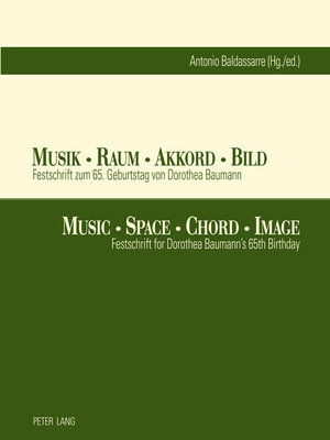 cover image of Musik – Raum – Akkord – Bild- Music – Space – Chord – Image